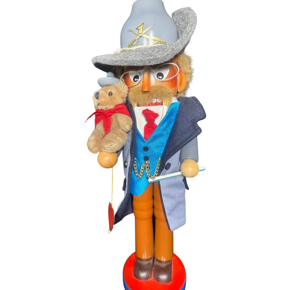 Steinbach Teddy Roosevelt Nutcracker S896 Germany Rough Rider *READ